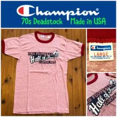 【デッドストック】70sビンテージチャンピオンバータグリンガーTシャツオハイオ
