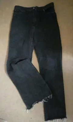 LEPSIMストレートワイドデニム L チャコール