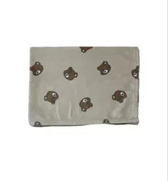 バースデイ futafuta くま ひざ掛け ブランケット 70 100 毛布