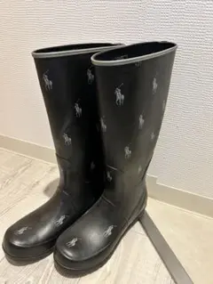 Polo Ralph Lauren レインブーツ ブラックのサムネイル