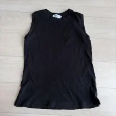 AZUL BY MOUSSY リブタンクトップ ブラック Mのサムネイル