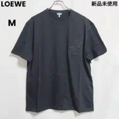 LOEWE アナグラム刺繍　半袖Tシャツ　ブラック　Mサイズのサムネイル