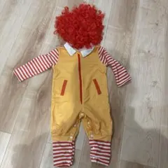 マクドナルド風　コスプレ　衣装12-18M