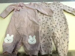 プティマイン　ロンパース2点セット