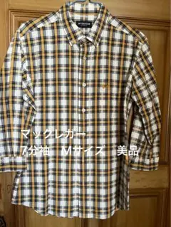 メンズ夏物シャツ　メンズ七分袖シャツ　マックレガー メンズカジュアルシャツ