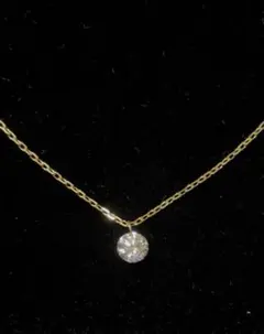ヴァンドーム青山 ダイヤモンド キャトル ネックレス 0.278ct K18 