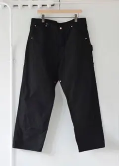 COMOLI 26SS コットンダック ペインターパンツ ブラック サイズ 3
