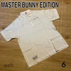 【MASTER BUNNY EDITION】ゴルフポロシャツ　ホワイト　LL