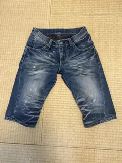 Us 三軒茶屋 Fake Vintage Denim Easy Shorts - メルカリ