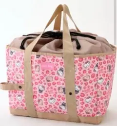 サンリオ ハローキティ 制服ギャルキティ ヒョウ柄 保冷エコバッグ しまむら