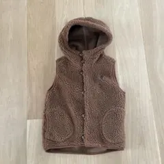 ジムフレックス　キッズボアベスト　Ｌサイズ　ブラウン