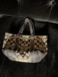 Coach トートバッグ ベージュ ブラック 美品