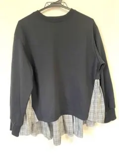 ✨️美品✨️アメリカンホリック　カットソー　レイヤードデザイン 長袖トップス M