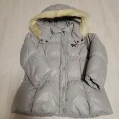 DOUBLE.B グレー ダウンコート 100cm