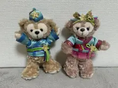 【値下げ】ダッフィー　シェリーメイ　七夕（2016）ぬいぐるみバッジ　セット