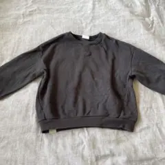 トレーナー　墨黒　黒　おしゃれ　シンプル　mtm