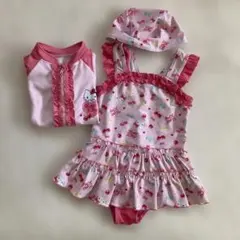 ことり様専用‼︎ 購入不可‼︎ サンリオ 水着セット 110cm