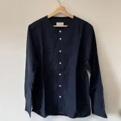 Saturdays New York City ノーカラーシャツ ネイビー Mのサムネイル
