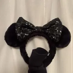 東京ディズニーリゾート ブラックミニーちゃんカチューシャ