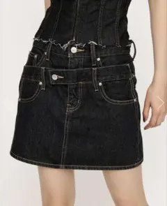 SLYダークデニム ミニスカート