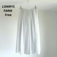美品 LOWRYS FARM ローリーズファーム フレアロングスカート F 裏地