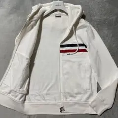 MONCLER モンクレール ジップパーカー エンボスロゴ トリコロール Mのサムネイル