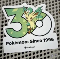 ポケモン 韓国限定 30周年記念 ステッカー リーフィア グレイシア