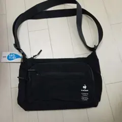le coq sportif ブラックショルダーバッグ