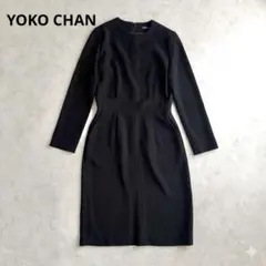 ヨーコチャン　ワンピース　38 YOKO CHAN】【日本製】ヨーコチャン『七分袖ワンピース size38』YCD