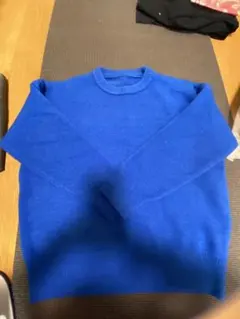 青色 Mサイズ ニットセーター