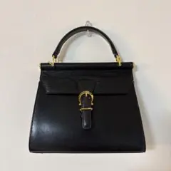 【美品・保存袋付】ヴァレンティノガラヴァーニ 2WAYバッグ レザー 黒のサムネイル