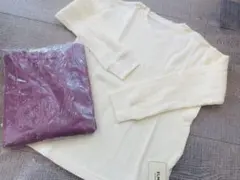 ELMO☆ワッフルカットソー☆140cm ホワイト