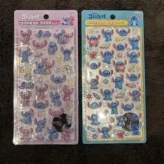 ボンボンドロップシール　スティッチ　ディズニー
