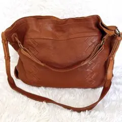 【美品】genten 2 way ショルダーバッグ A4 サイズ 斜め掛け可