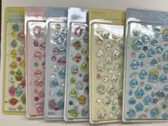 訳あり海外製しずくちゃんボンボンドロップシール6枚セット