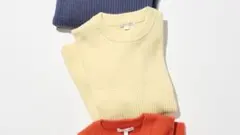 ユニクロ JW ANDERSON リブクルーネックセーター 長袖 L