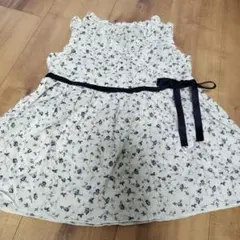 【美品】comme ca du mode FILLEノースリーブトップス130