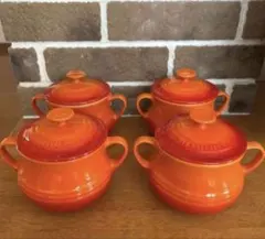 みくり様専用！ル・クルーゼ　スープカップ　スープポット 4個セット