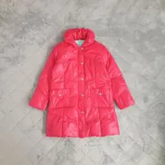 ユニクロ　ダウンコート　ピンク　フードなし　150