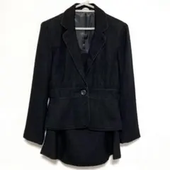 ツイード　フォーマルスーツ　ブラック