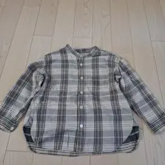 FORK & SPOON チェック柄長袖シャツ 120cm