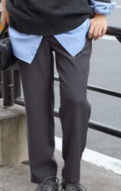 JOURNALSTANDARD ウールライク ストレッチイージーテーパードパンツ
