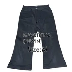 SOMETHING (EDWINサムシング エドウィン フレアパンツM スリット