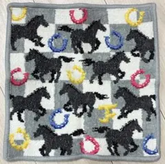 フェイラー　スプリントホース　ハンカチ　グレー　午　馬　干支　2026