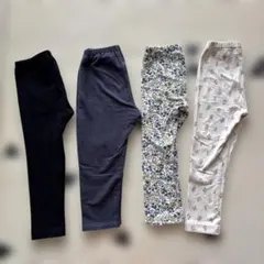 UNIQLO キッズ　レギンス　パンツ 4枚セット　100センチ　まとめ売り
