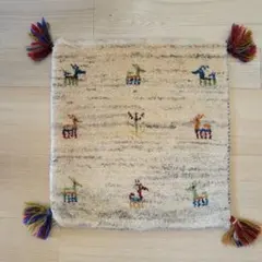ペルシャギャッベ40x41cm(214)クッション、マット、ラグ絨毯 - メルカリ