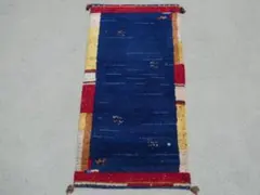 136×68cm ギャッベ 手織り 民族ギャッベ アクセントラグ - メルカリ
