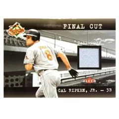 2001 FLEER◇Cal Ripken Jr. ◇ゲーム使用ジャージカード