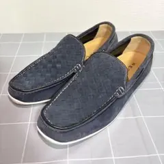 ✨​未使用✨ COACH ドライビングシューズ 青 レザー 24.5cm - メルカリ
