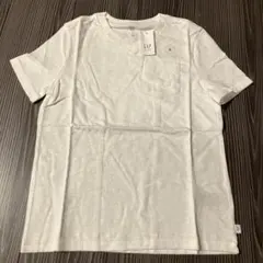 ホワイト ポケット付き Tシャツ 120cm S gap